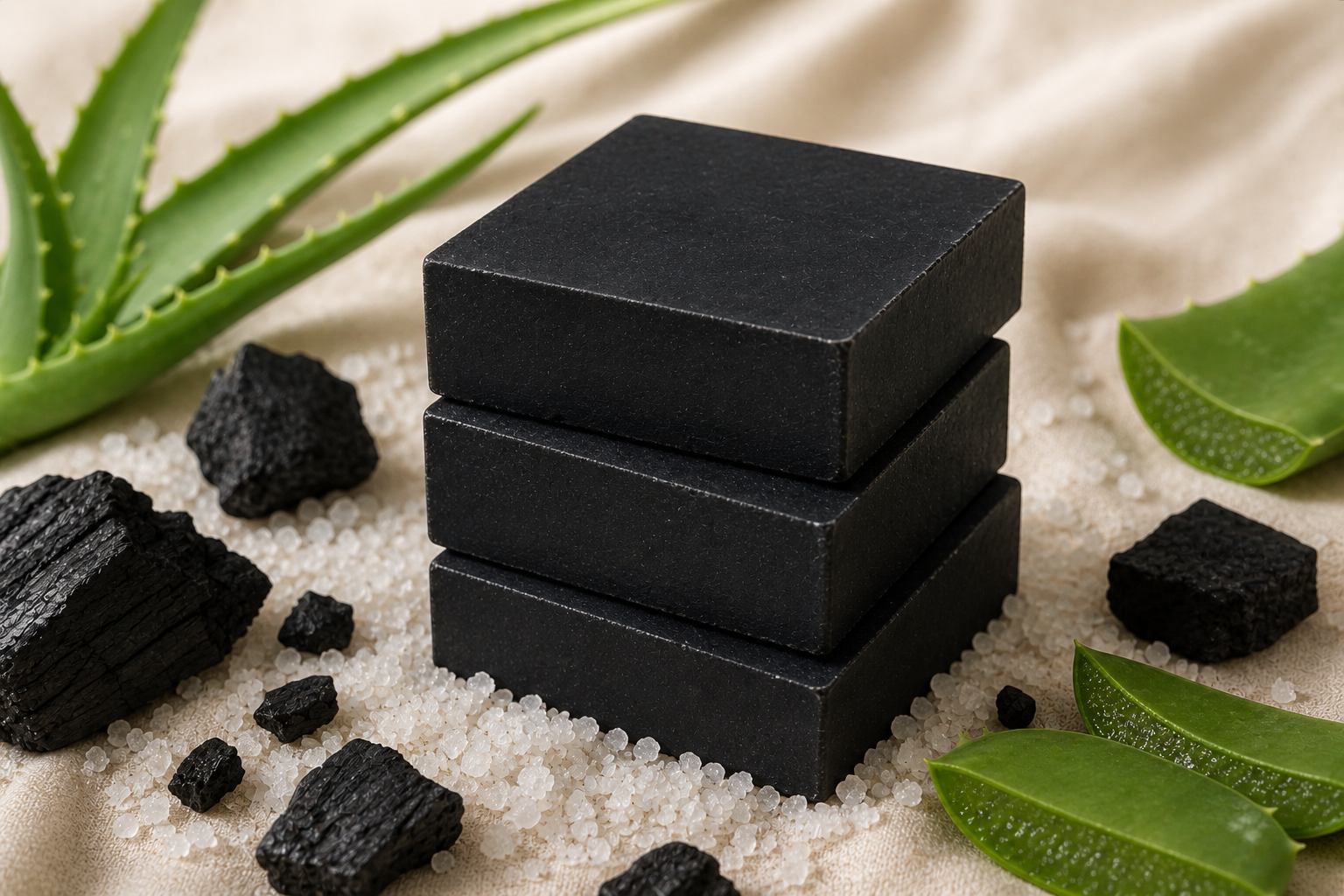 Charcoal and Stone Soap